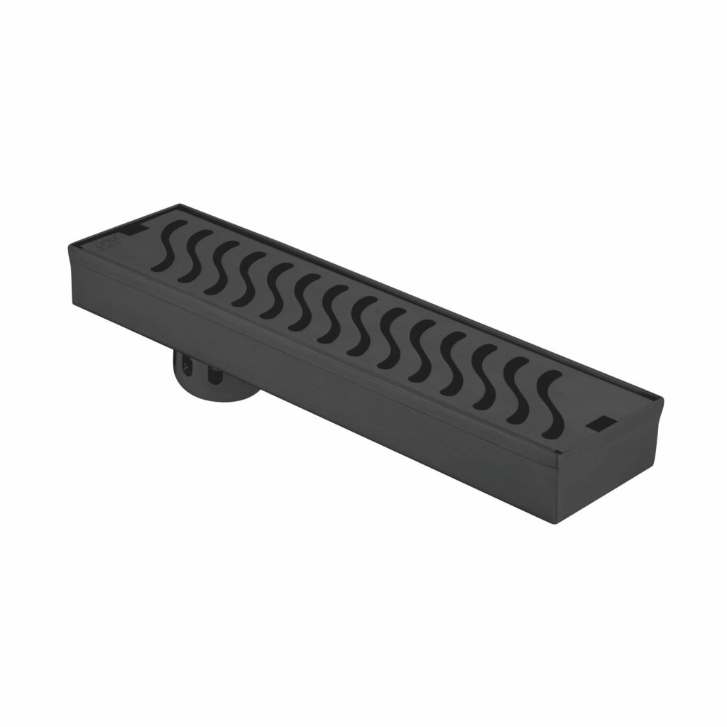 Wave Shower Drain Channel